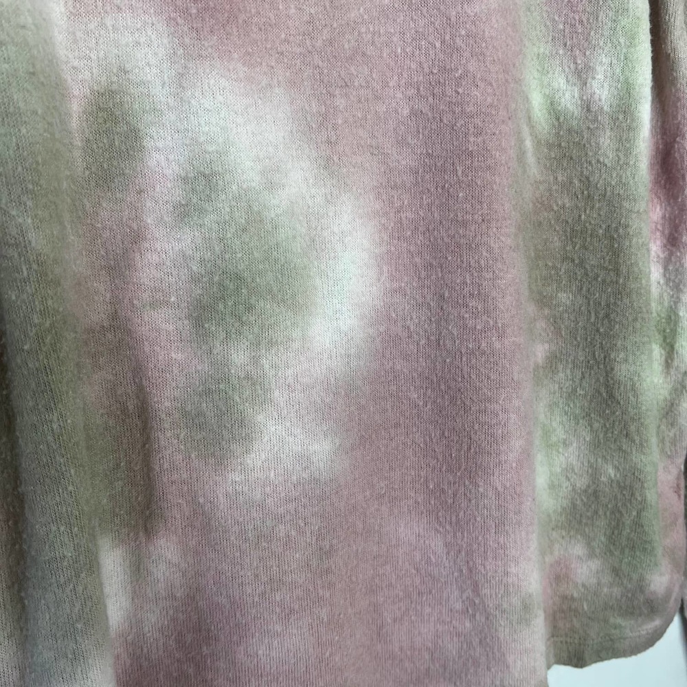 BP Womens Medium Tie Dye Crew Neck Long Sleeve Top Purple - Sz M - Picture 5 of 8